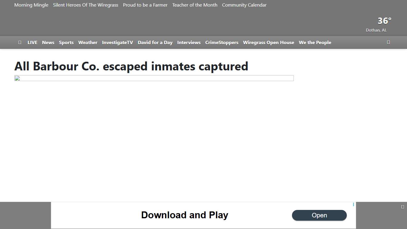 All Barbour Co. escaped inmates captured